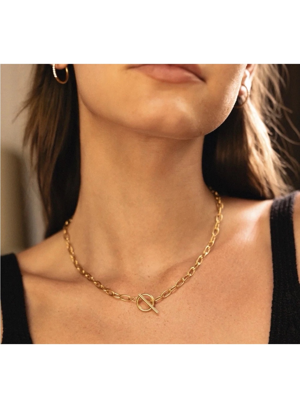 ATOLEA PAPERCLIP TOGGLE Necklace